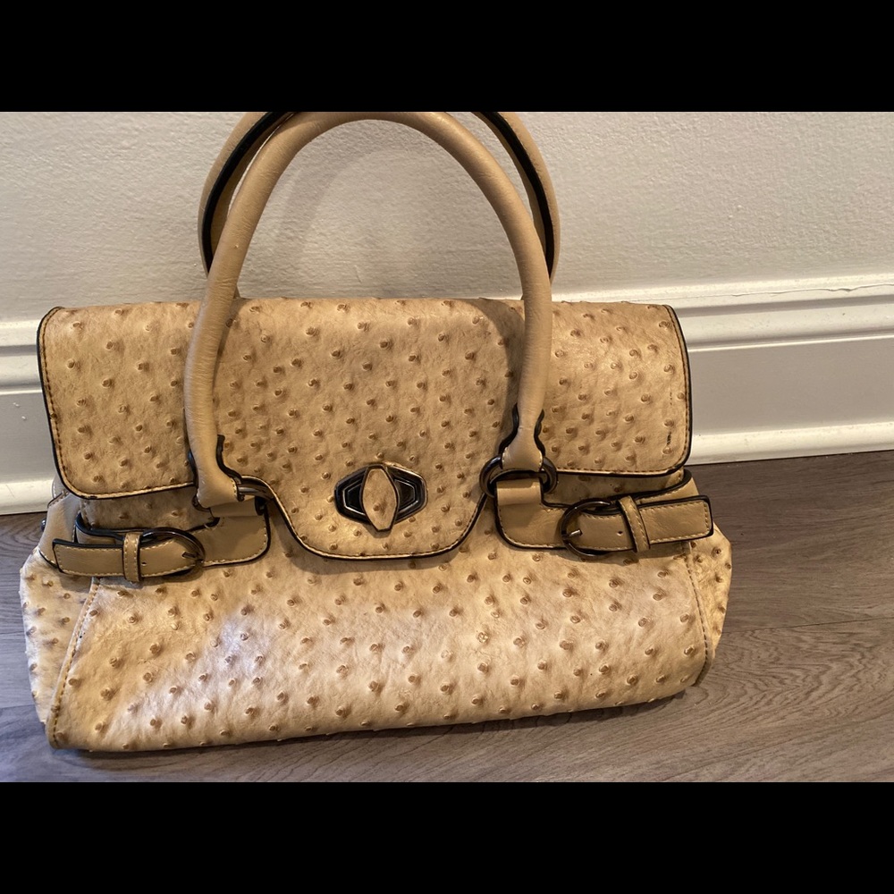 Tan handbag